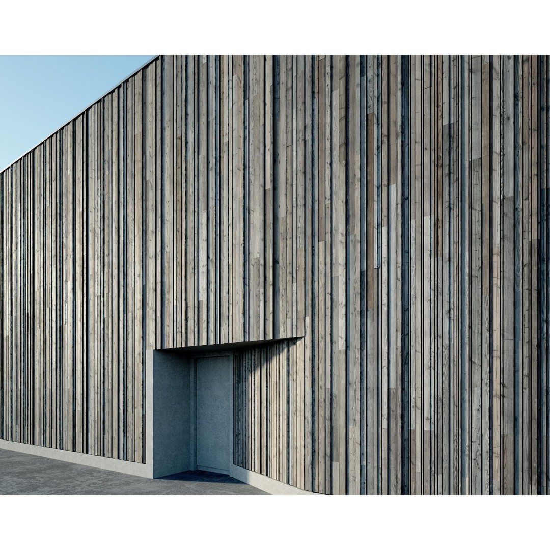 Wood Facade 3D Model – Timber PBR Materials, 8K Seamless Textures - View 58