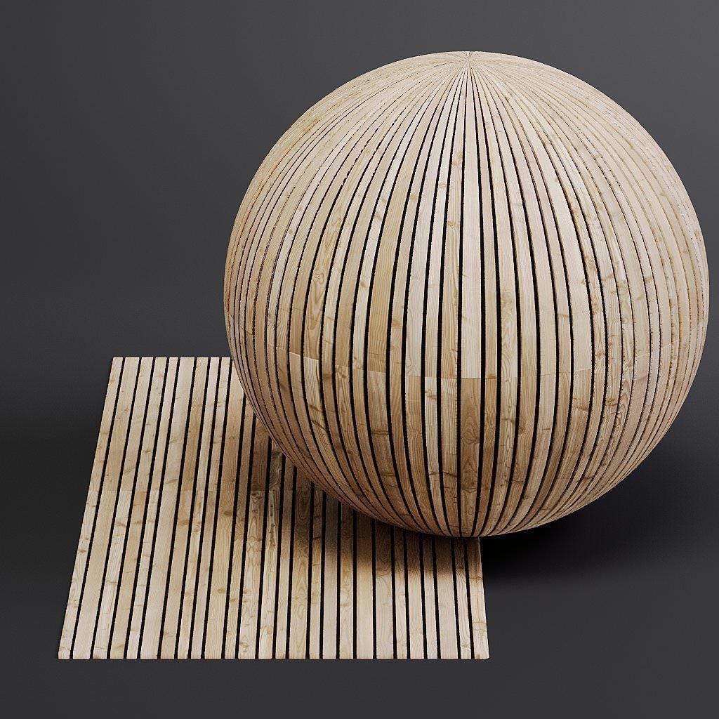 Wood Facade 3D Model – Timber PBR Materials, 8K Seamless Textures - View 61