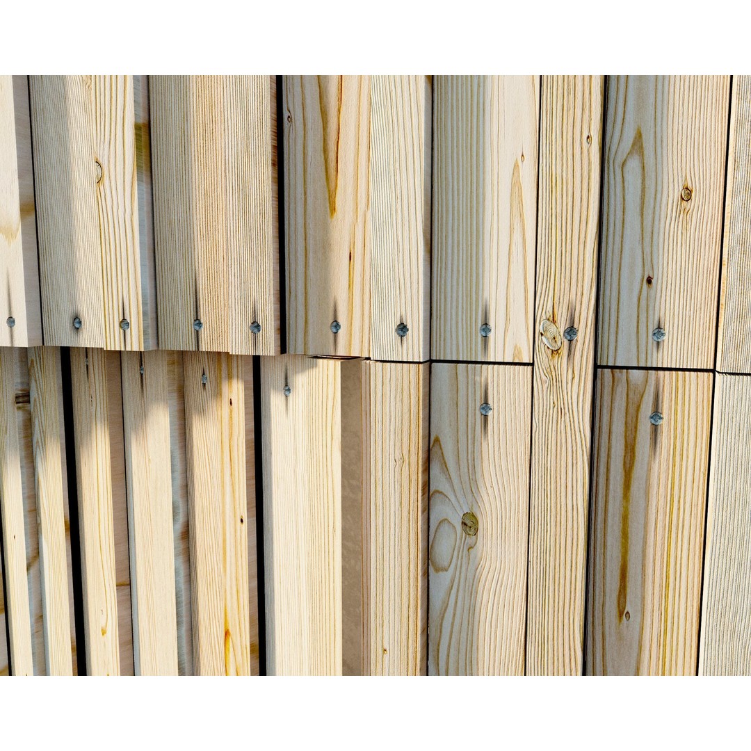 Wood Facade 3D Model – Timber PBR Materials, 8K Seamless Textures - View 69