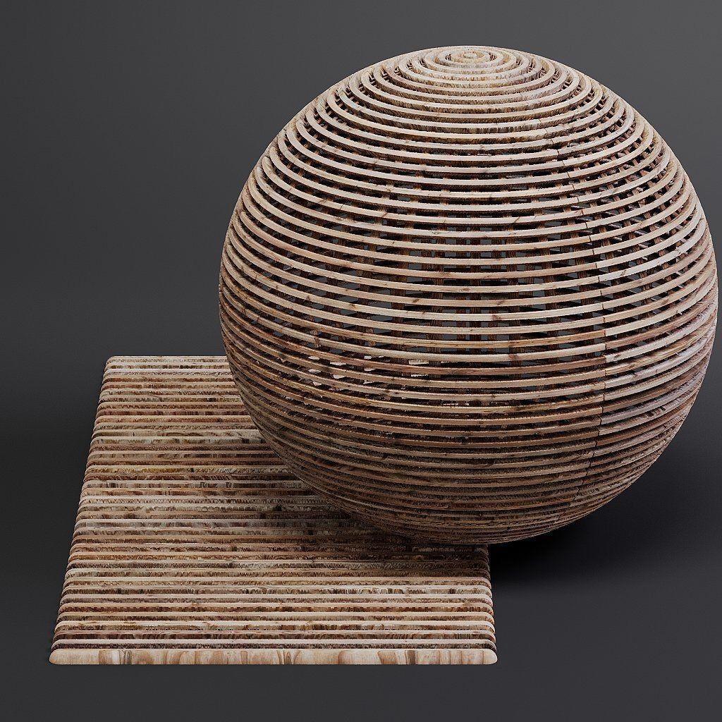 Wood Facade 3D Model – Timber PBR Materials, 8K Seamless Textures - View 70