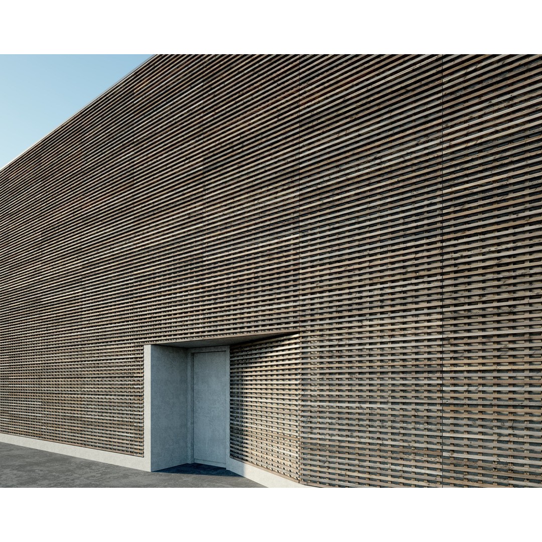 Wood Facade 3D Model – Timber PBR Materials, 8K Seamless Textures - View 71