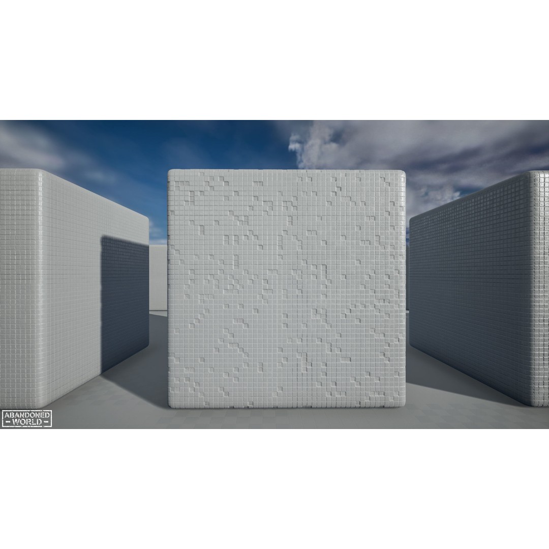 Soviet Mosaics 3D Model – Low Poly Decorative Art Pack, FBX - View 15