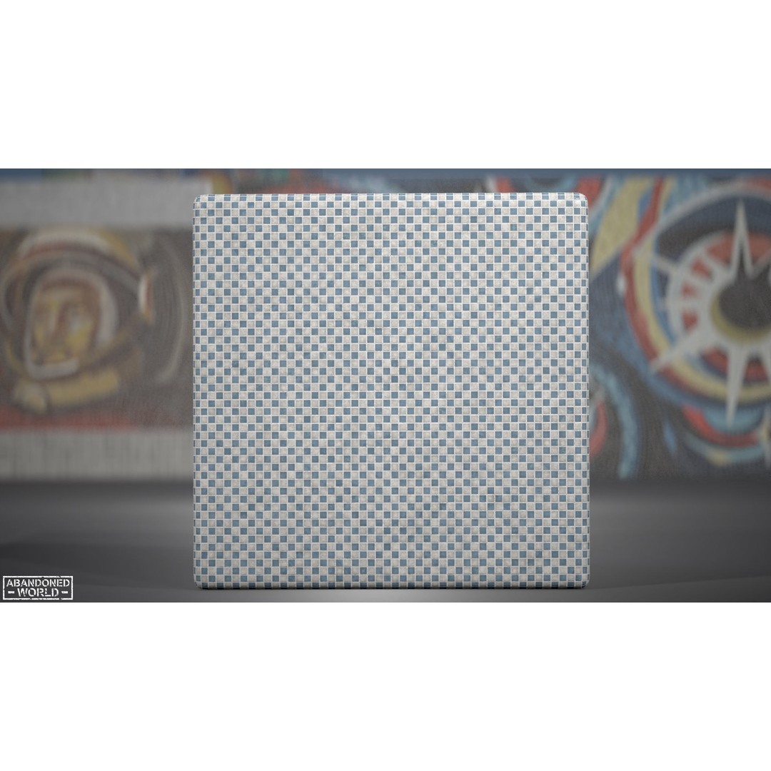Soviet Mosaics 3D Model – Low Poly Decorative Art Pack, FBX - View 42