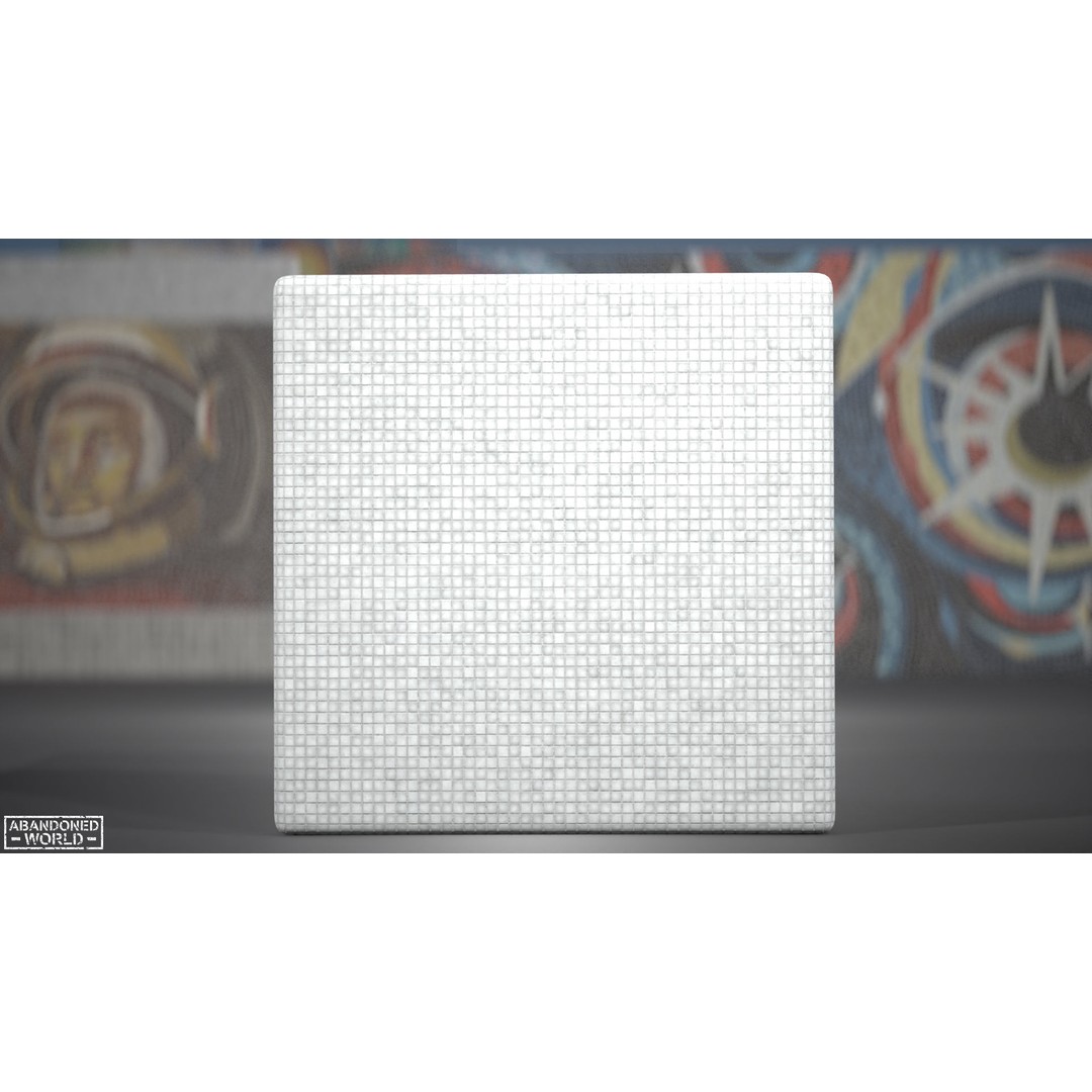 Soviet Mosaics 3D Model – Low Poly Decorative Art Pack, FBX - View 43