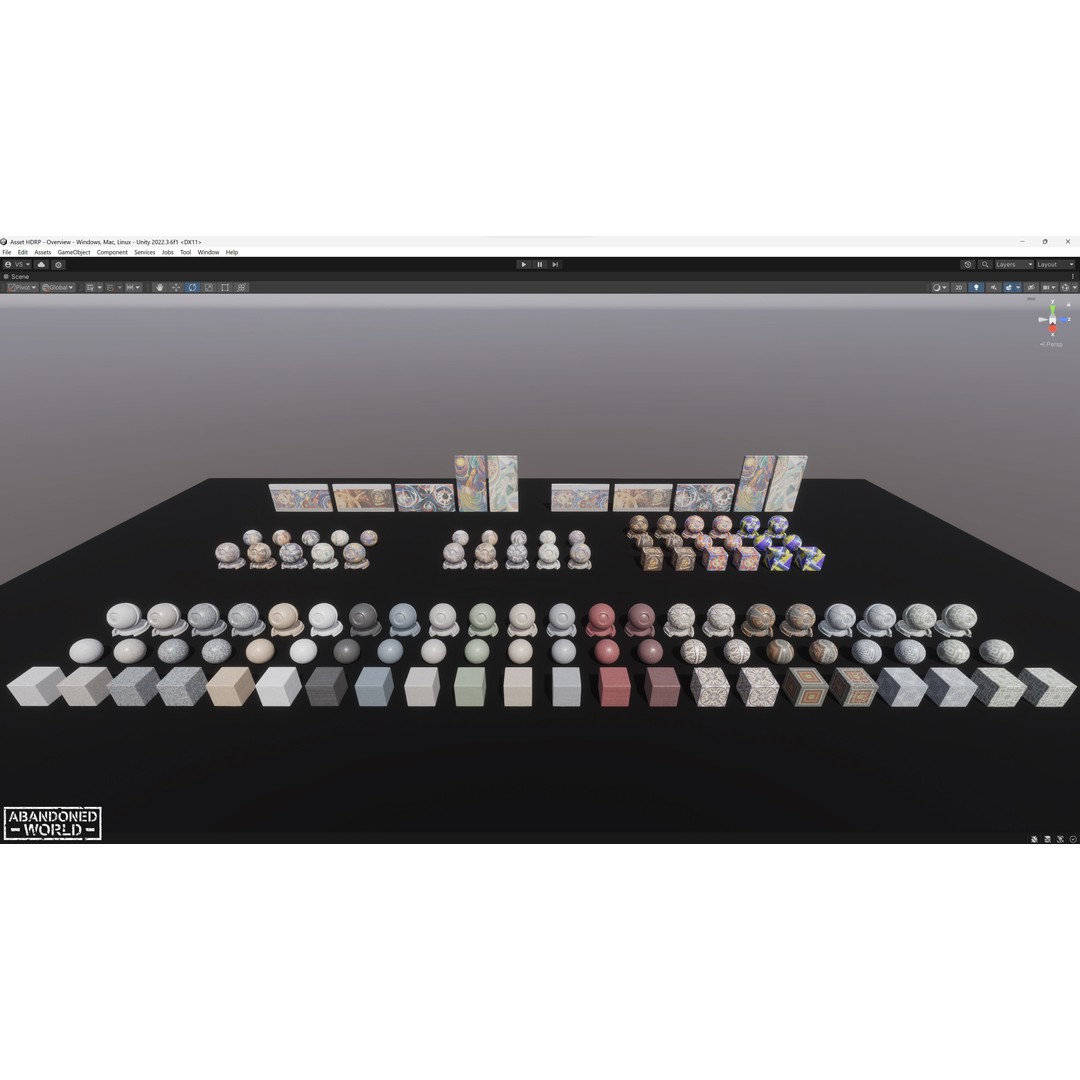 Soviet Mosaics 3D Model – Low Poly Decorative Art Pack, FBX - View 46