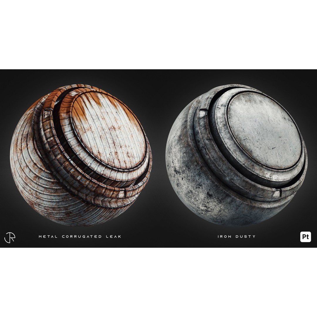 Post Apocalyptic Smart Materials 3D Model – High-Detail Textures, PBR, SPSM - View 11