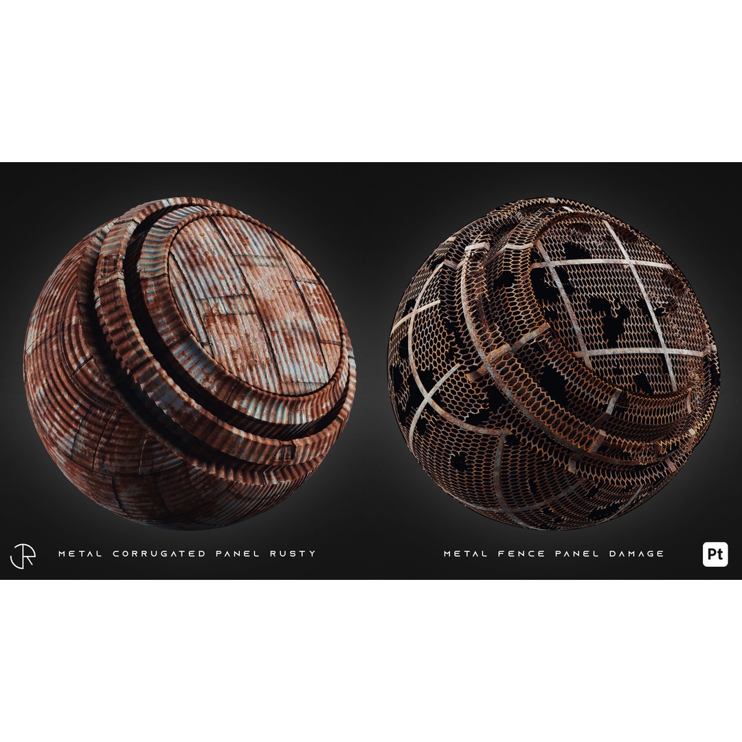 Post Apocalyptic Smart Materials 3D Model – High-Detail Textures, PBR, SPSM - View 12
