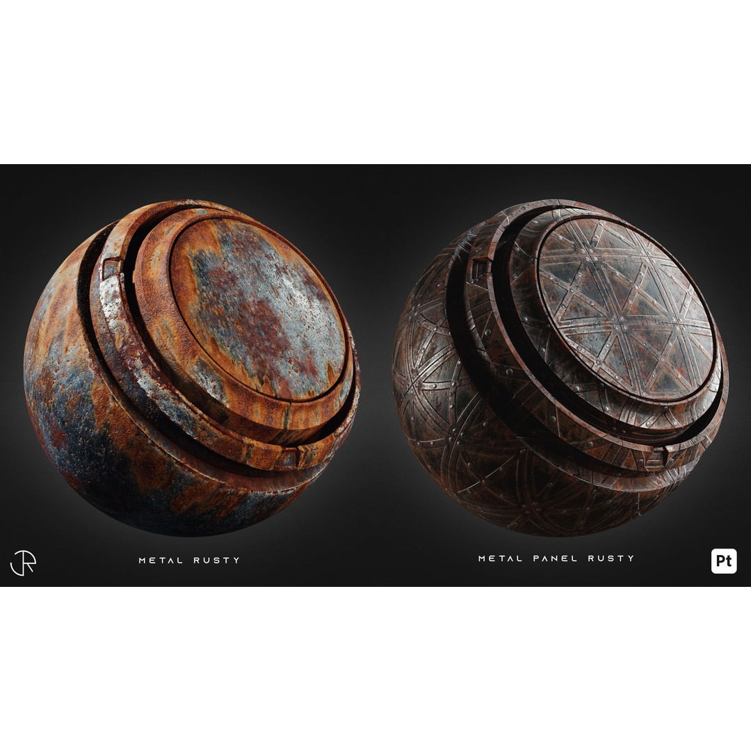 Post Apocalyptic Smart Materials 3D Model – High-Detail Textures, PBR, SPSM - View 13