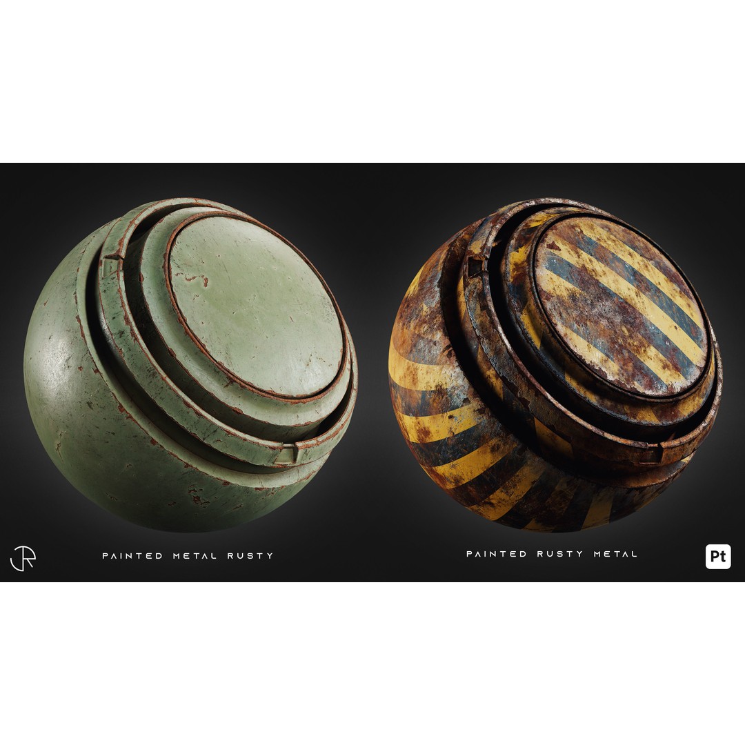 Post Apocalyptic Smart Materials 3D Model – High-Detail Textures, PBR, SPSM - View 14