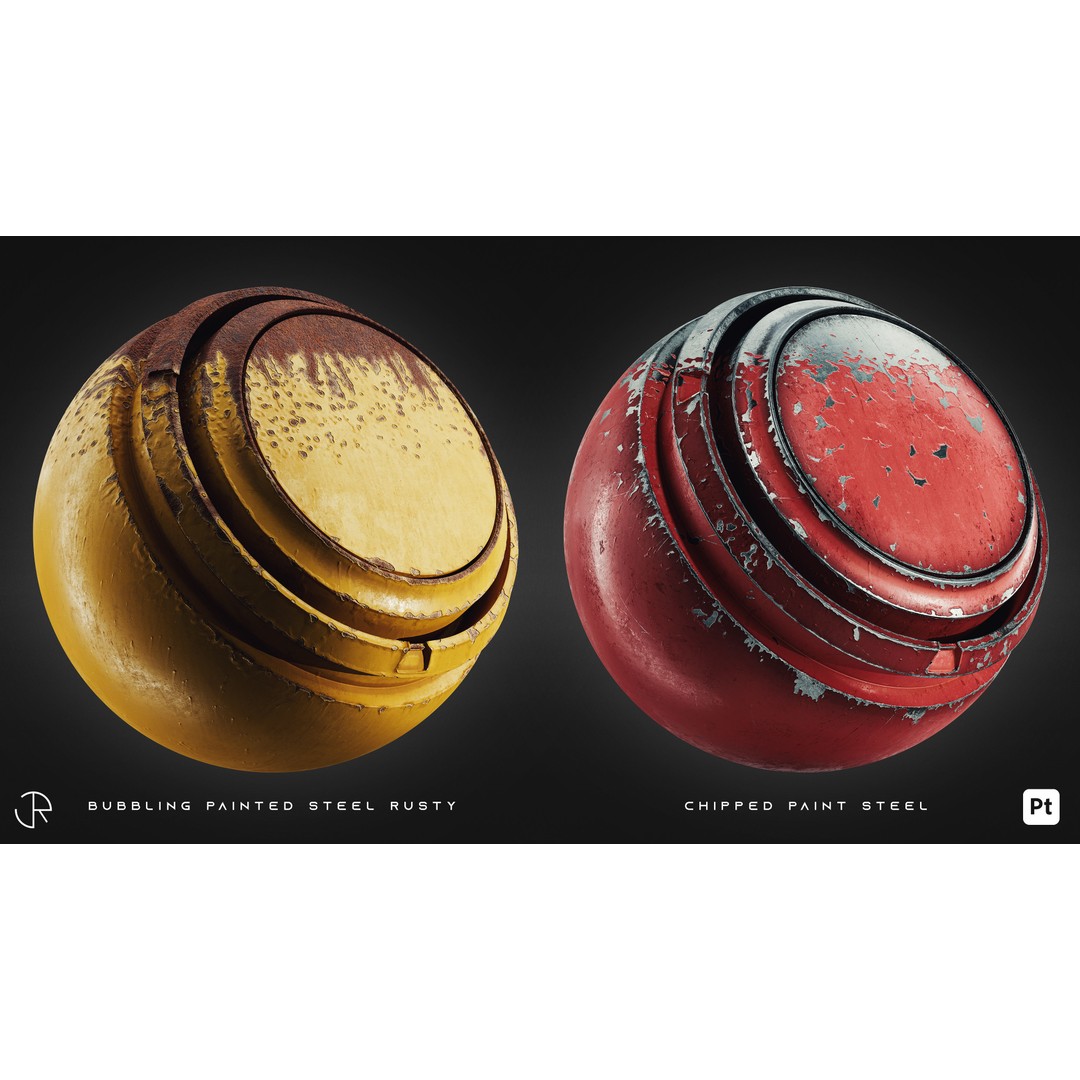 Post Apocalyptic Smart Materials 3D Model – High-Detail Textures, PBR, SPSM - View 4