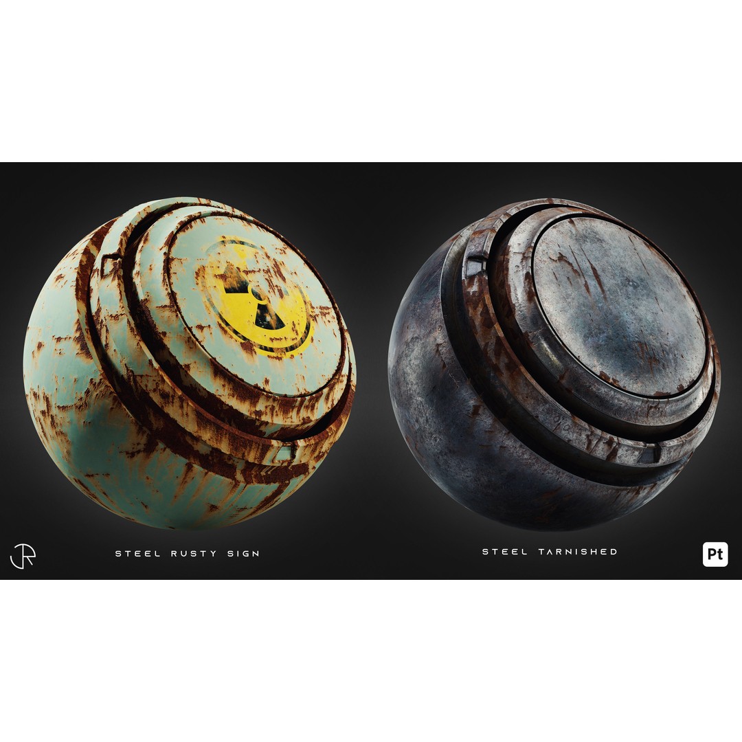 Post Apocalyptic Smart Materials 3D Model – High-Detail Textures, PBR, SPSM - View 5