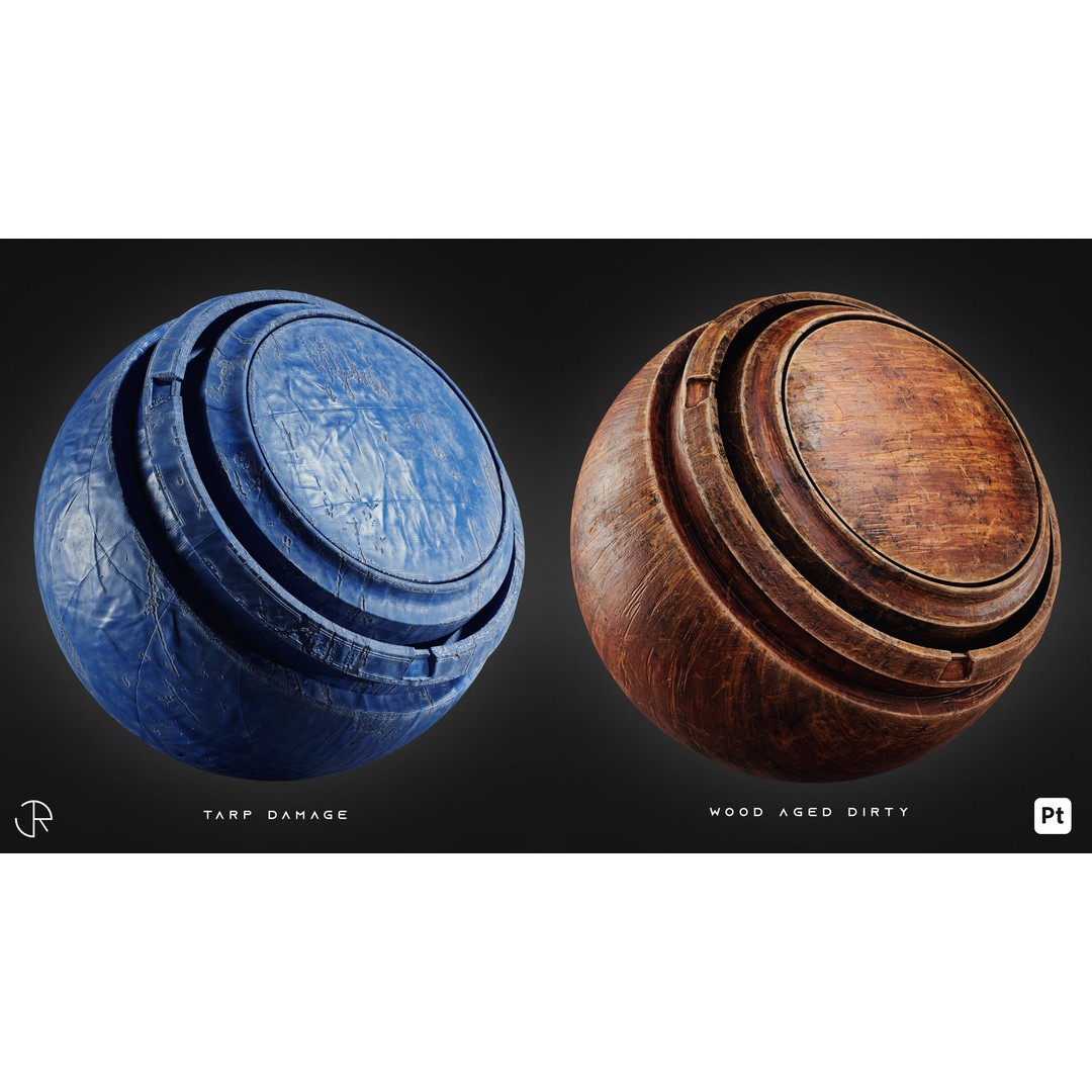 Post Apocalyptic Smart Materials 3D Model – High-Detail Textures, PBR, SPSM - View 6