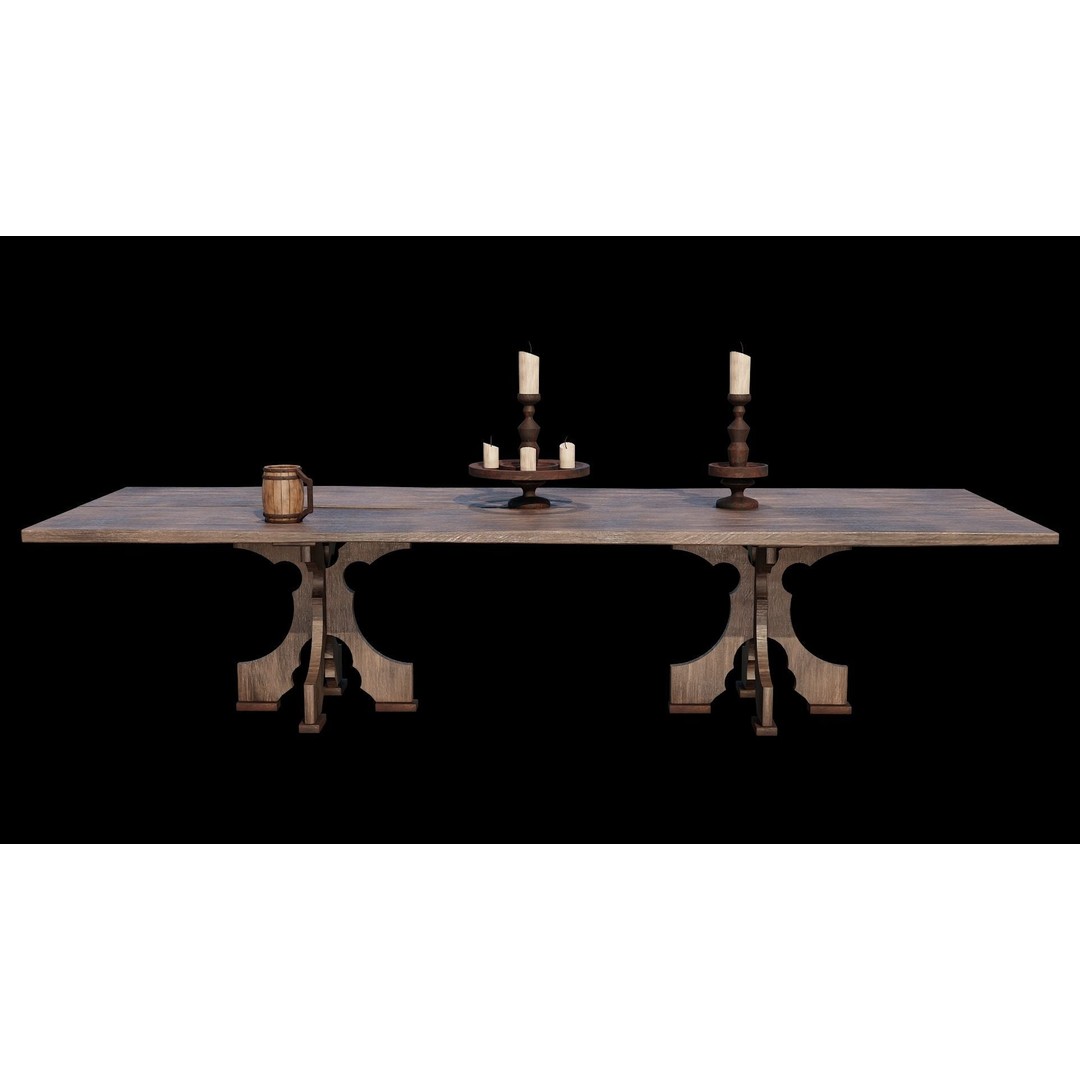 Wood Furniture 3D Model – PBR Game Ready Collection with 4K Textures - View 75