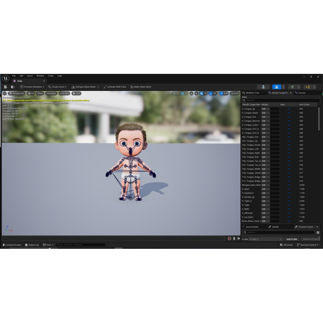 Cartoon Baby 3D Model – Rigged Low Poly Character with 4K Textures - View 17