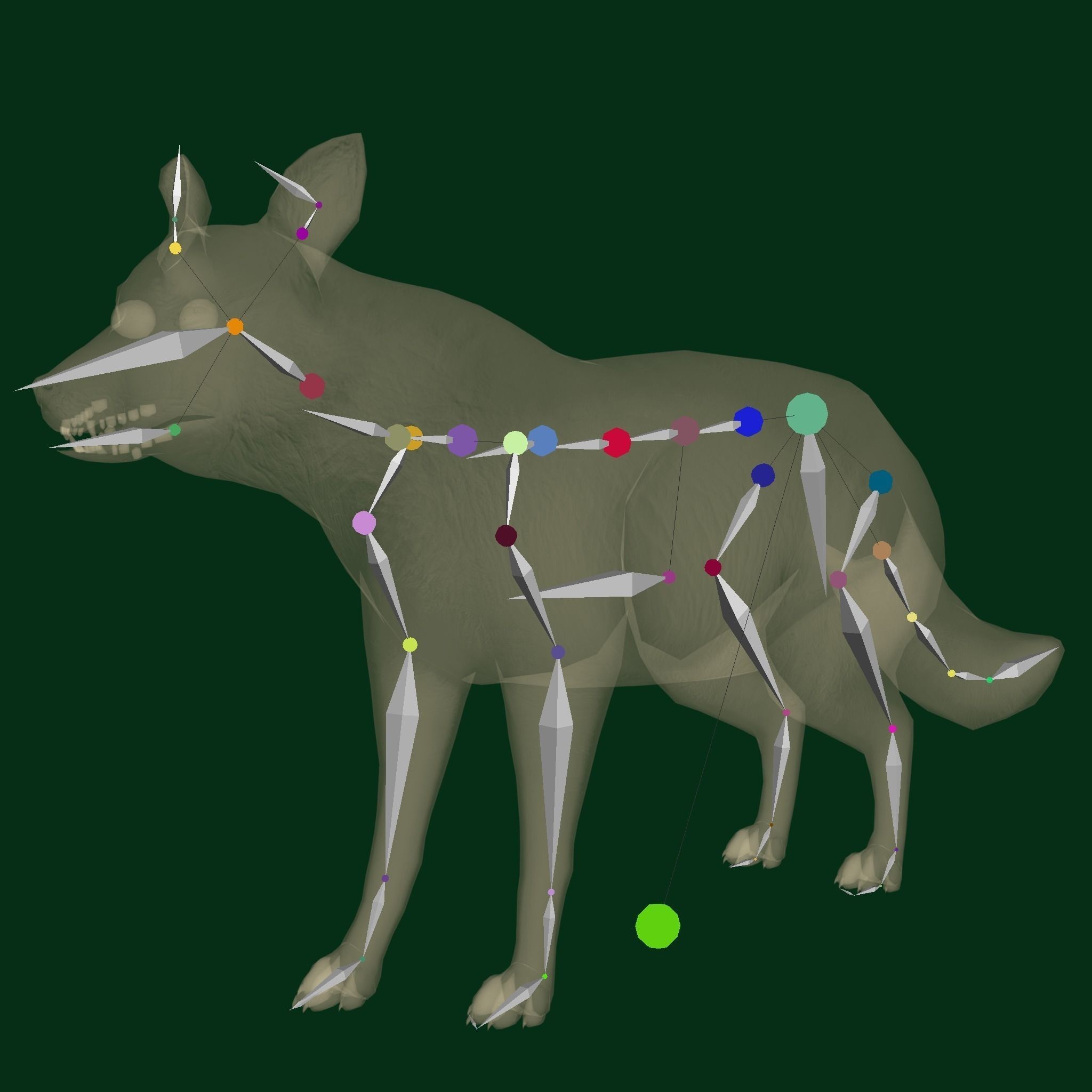 Arctic Polar Fox - Low-Poly Game-Ready 3D Model - View 20