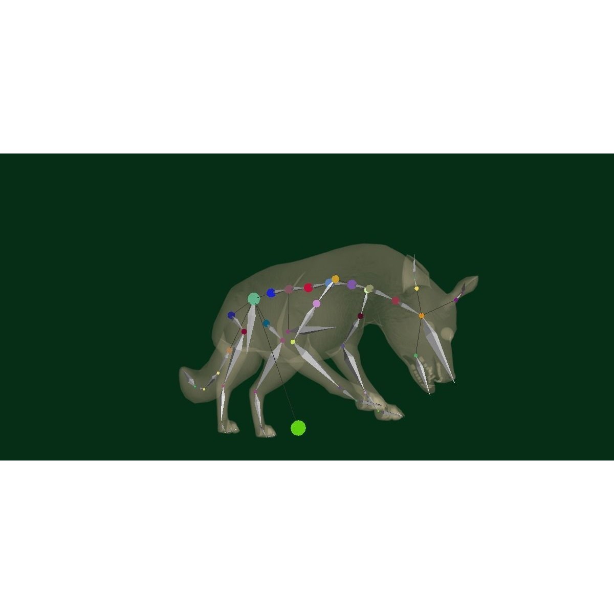 Arctic Polar Fox - Low-Poly Game-Ready 3D Model - View 22