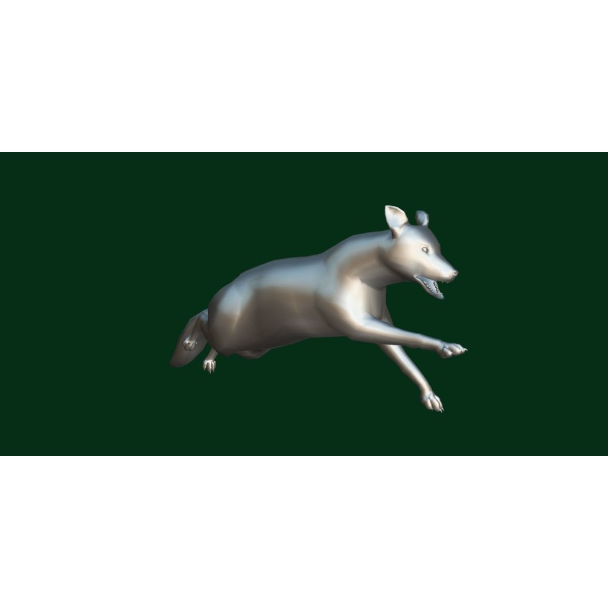 Arctic Polar Fox - Low-Poly Game-Ready 3D Model - View 28