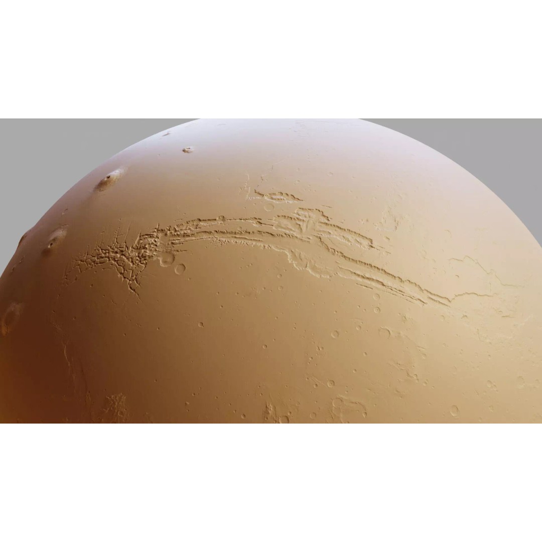 Mars 3D Model – Photorealistic Low-Poly Asset, 16K Textures, Blender, Unity - View 36