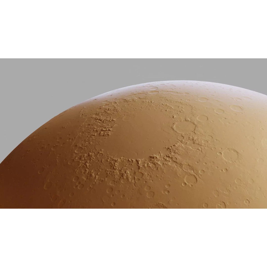 Mars 3D Model – Photorealistic Low-Poly Asset, 16K Textures, Blender, Unity - View 38