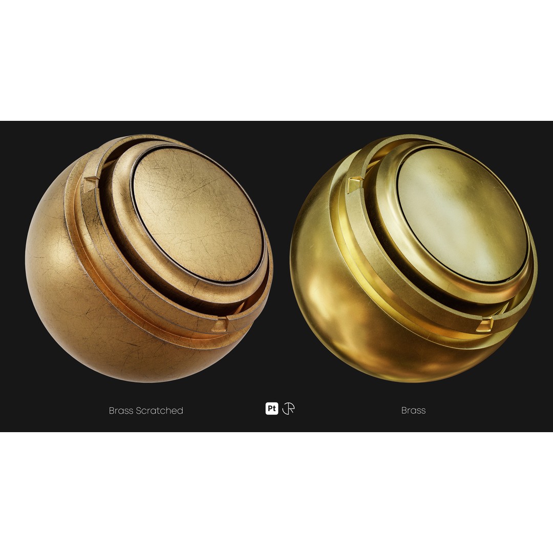 Basic Metal Smart Materials 3D Model – PBR Textures for Substance Painter - View 12