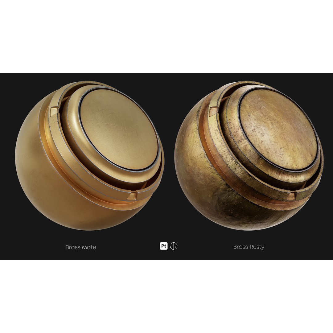 Basic Metal Smart Materials 3D Model – PBR Textures for Substance Painter - View 14
