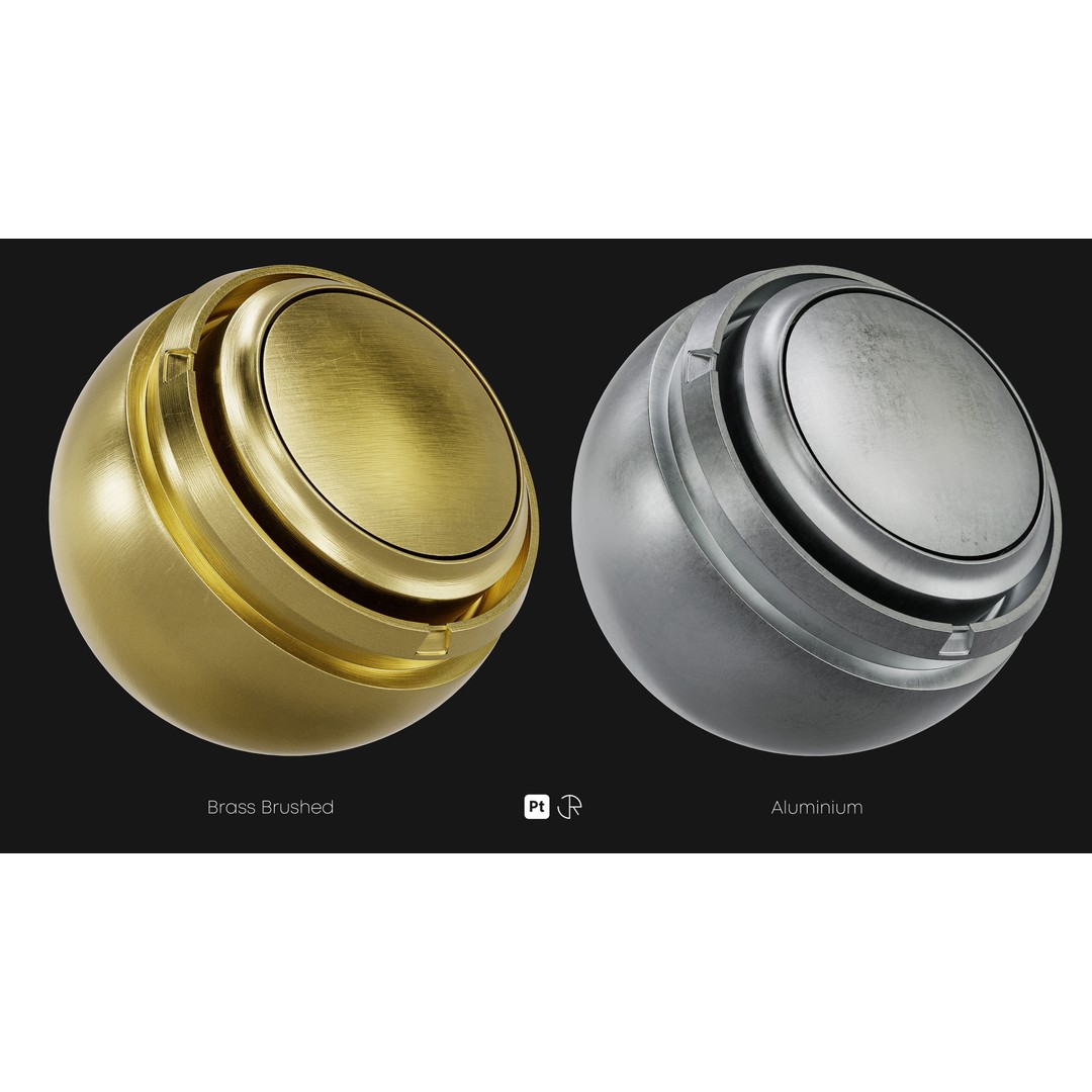 Basic Metal Smart Materials 3D Model – PBR Textures for Substance Painter - View 16