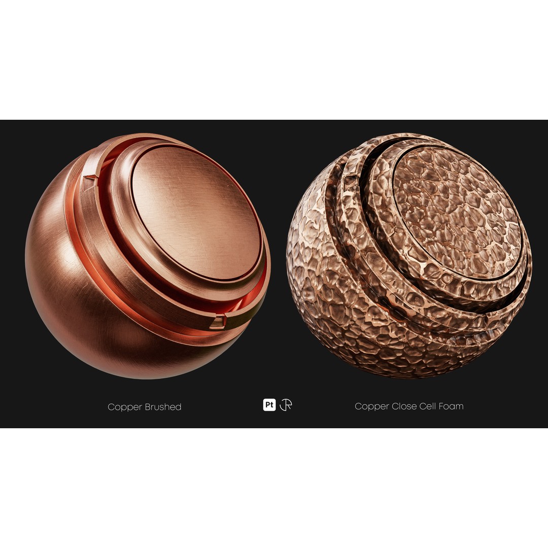 Basic Metal Smart Materials 3D Model – PBR Textures for Substance Painter - View 20