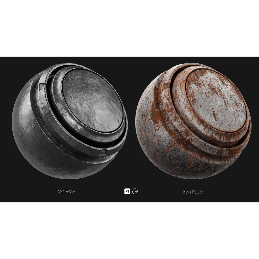 Basic Metal Smart Materials 3D Model – PBR Textures for Substance Painter - View 22