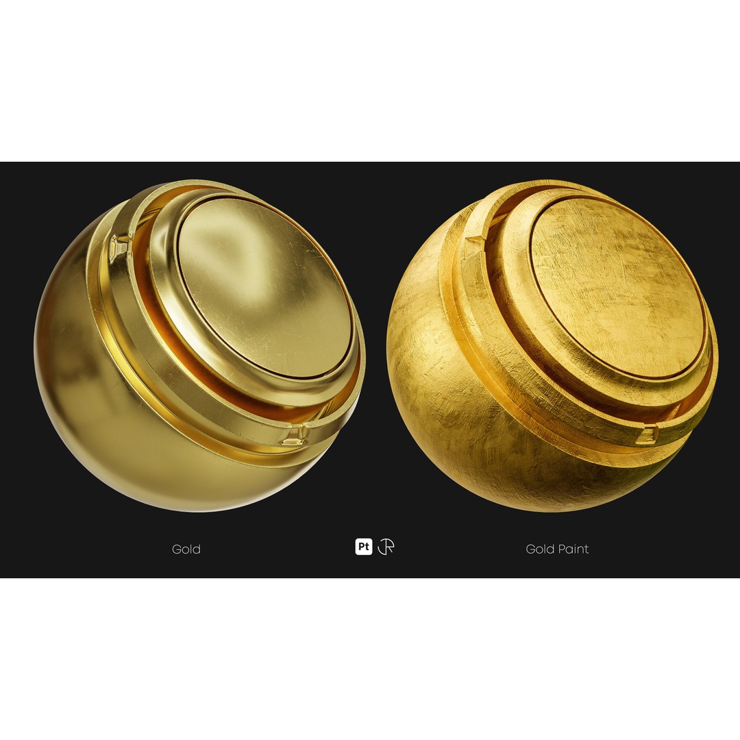 Basic Metal Smart Materials 3D Model – PBR Textures for Substance Painter - View 9