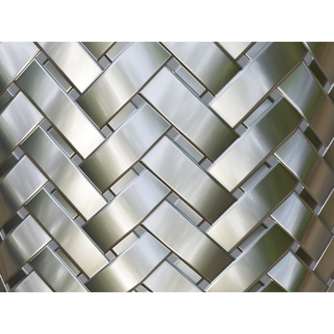 Metal Hose Sleeving Textures 3D Model – Low Poly PBR Textures, Blender - View 27