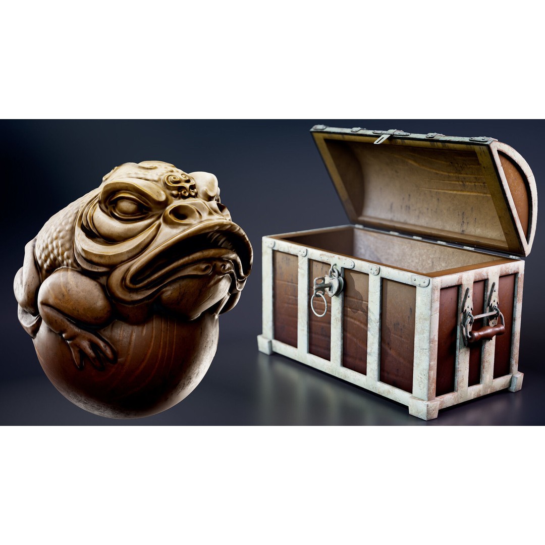 Stylized Wood-Metal Smart Material Pack – Customizable PBR Textures - View 4