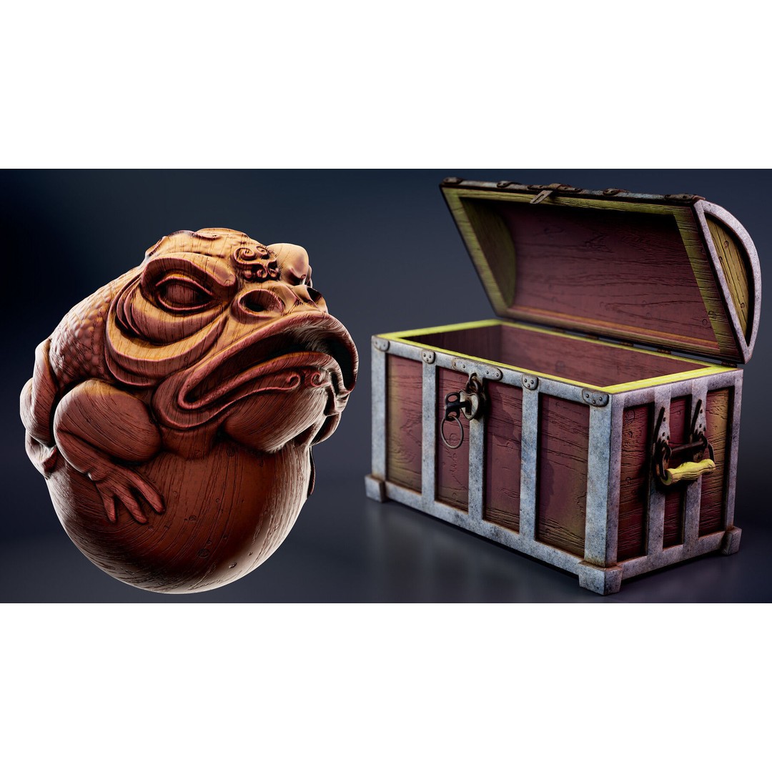 Stylized Wood-Metal Smart Material Pack – Customizable PBR Textures - View 5