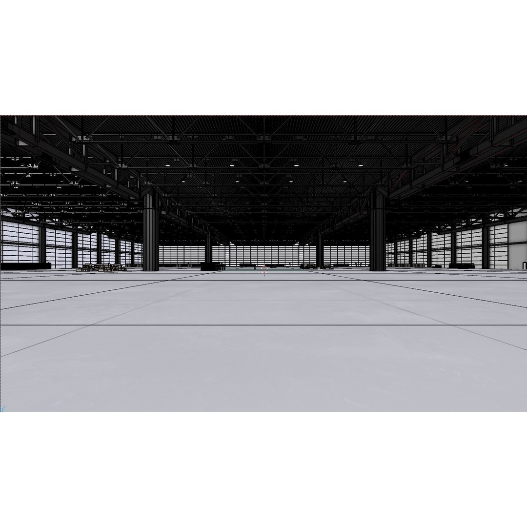 Warehouse Interior 3D Model – Low Poly Game Asset, Blender, FBX, OBJ - View 11