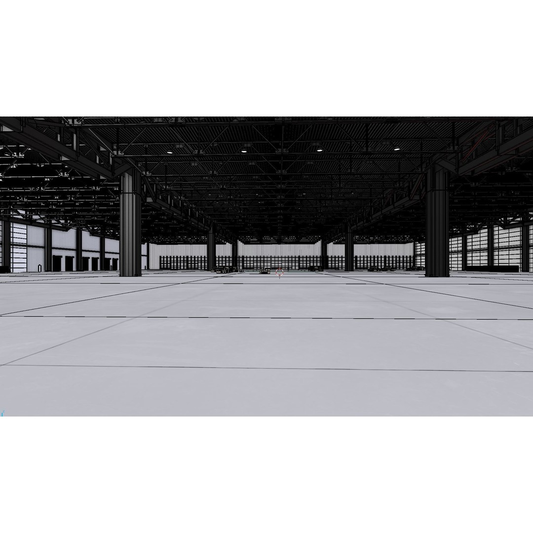 Warehouse Interior 3D Model – Low Poly Game Asset, Blender, FBX, OBJ - View 12