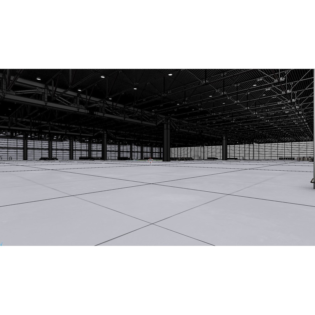 Warehouse Interior 3D Model – Low Poly Game Asset, Blender, FBX, OBJ - View 13