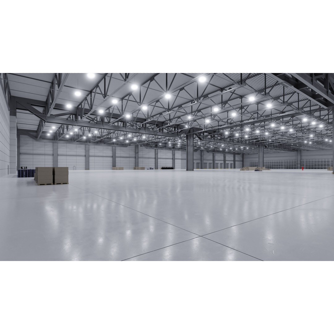Warehouse Interior 3D Model – Low Poly Game Asset, Blender, FBX, OBJ - View 8