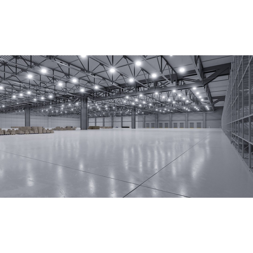 Warehouse Interior 3D Model – Low Poly Game Asset, Blender, FBX, OBJ - View 9