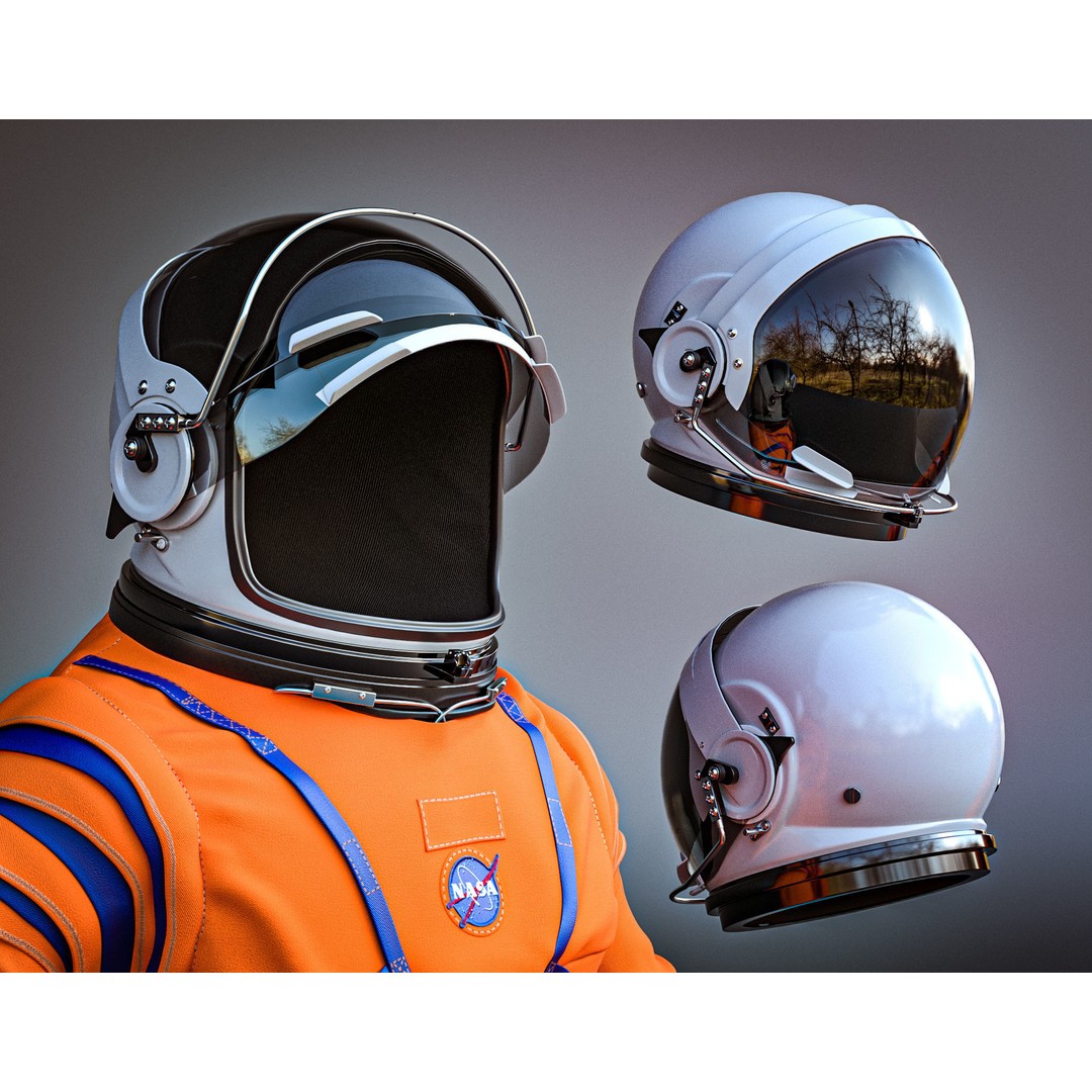 Artemis Orion OCSS Astronaut Suit 3D Model – PBR Textures, OBJ, Game-Ready - View 4