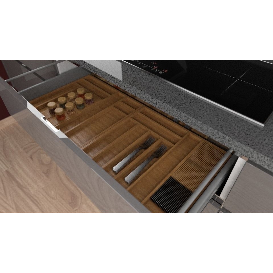 Kitchen Solution 3D Model – Low Poly Modular Asset Pack, FBX & Blender - View 12