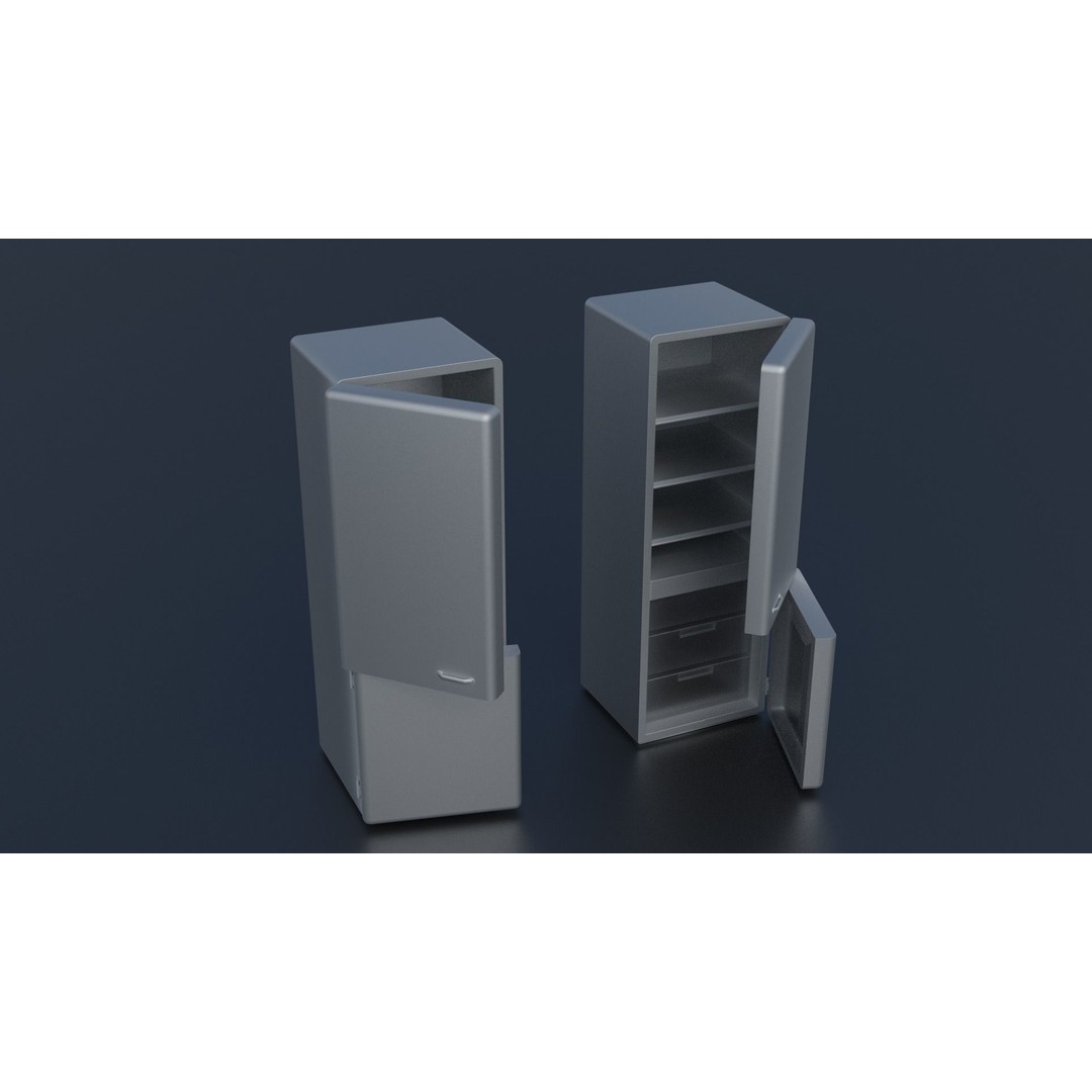 Kitchen Solution 3D Model – Low Poly Modular Asset Pack, FBX & Blender - View 7