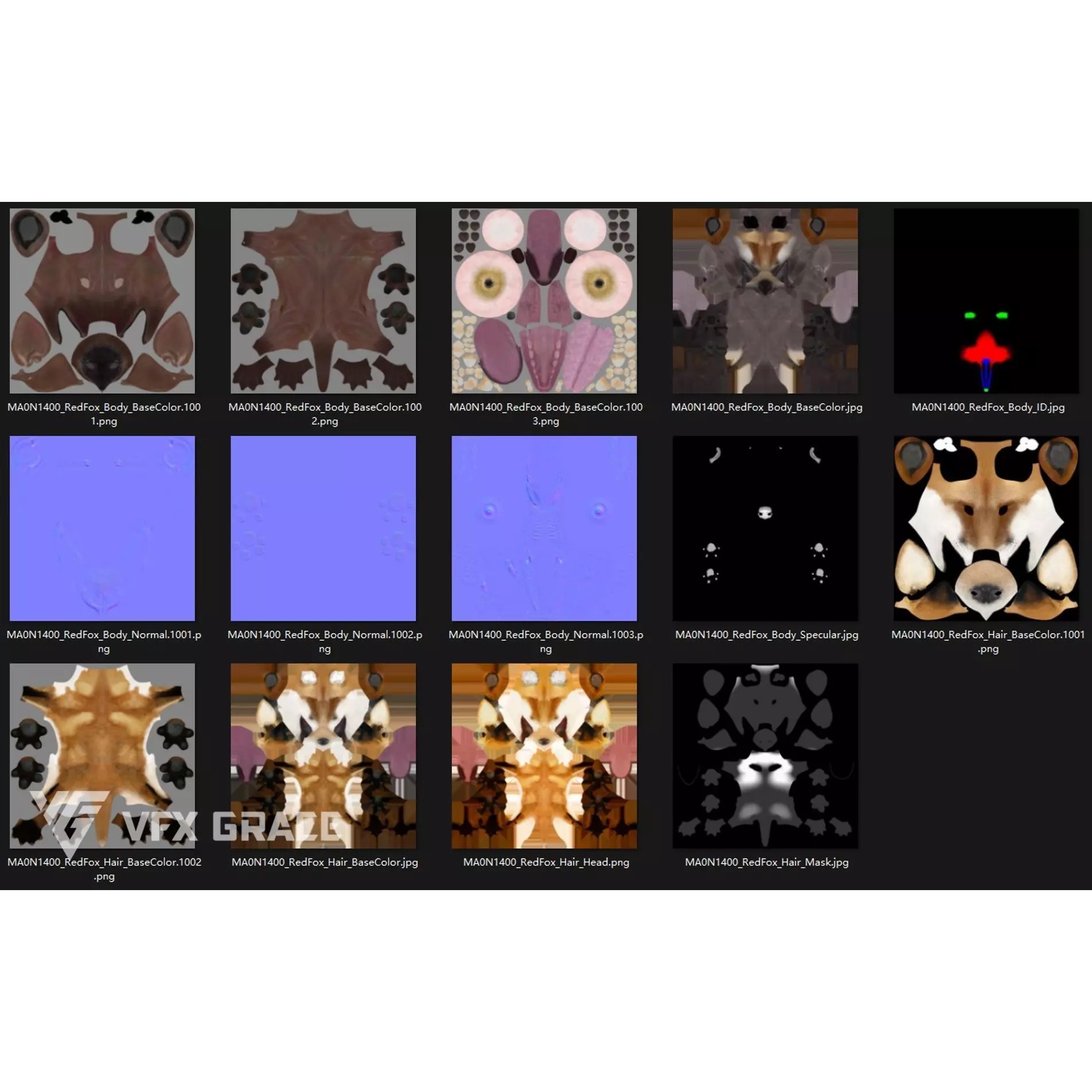 Red Fox Rigged - Game-Ready 3D Model