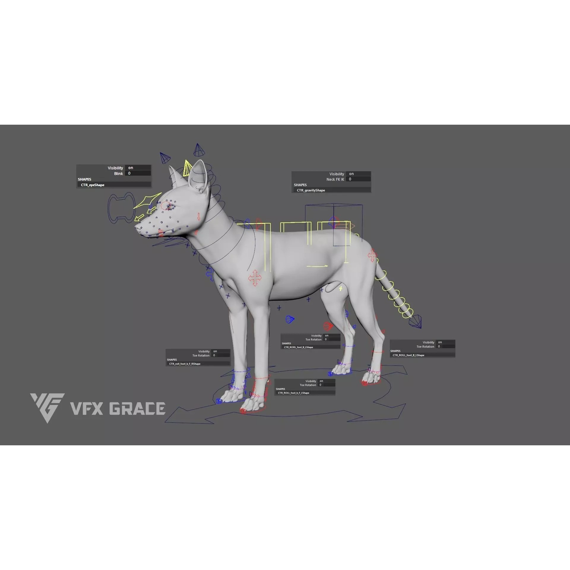 Red Fox Rigged - Game-Ready 3D Model - View 16