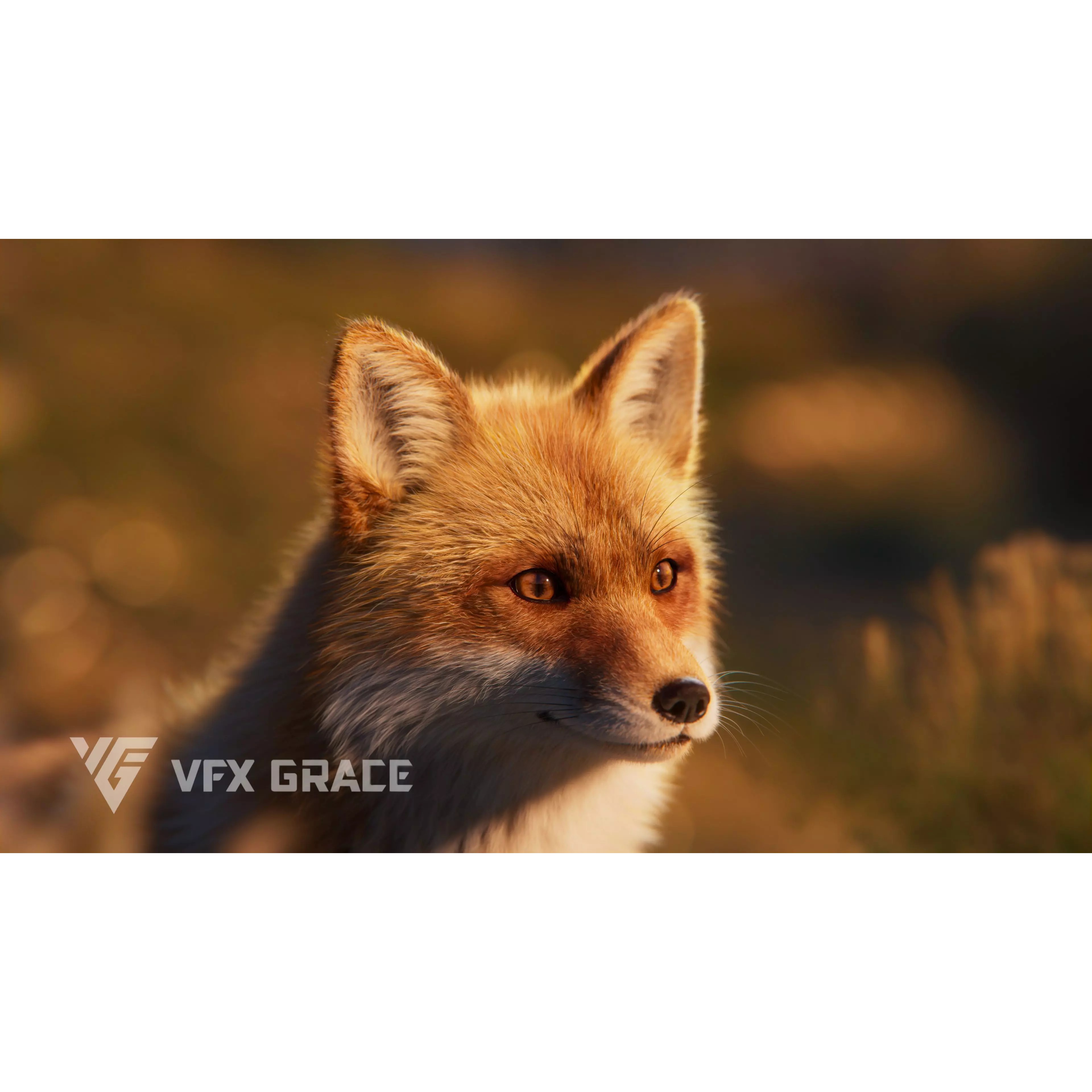 Red Fox Rigged - Game-Ready 3D Model - View 2