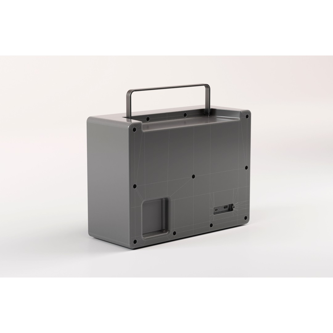 SongBook Max 3D Model – Detailed Vintage Speaker, FBX, Blender, OBJ - View 13