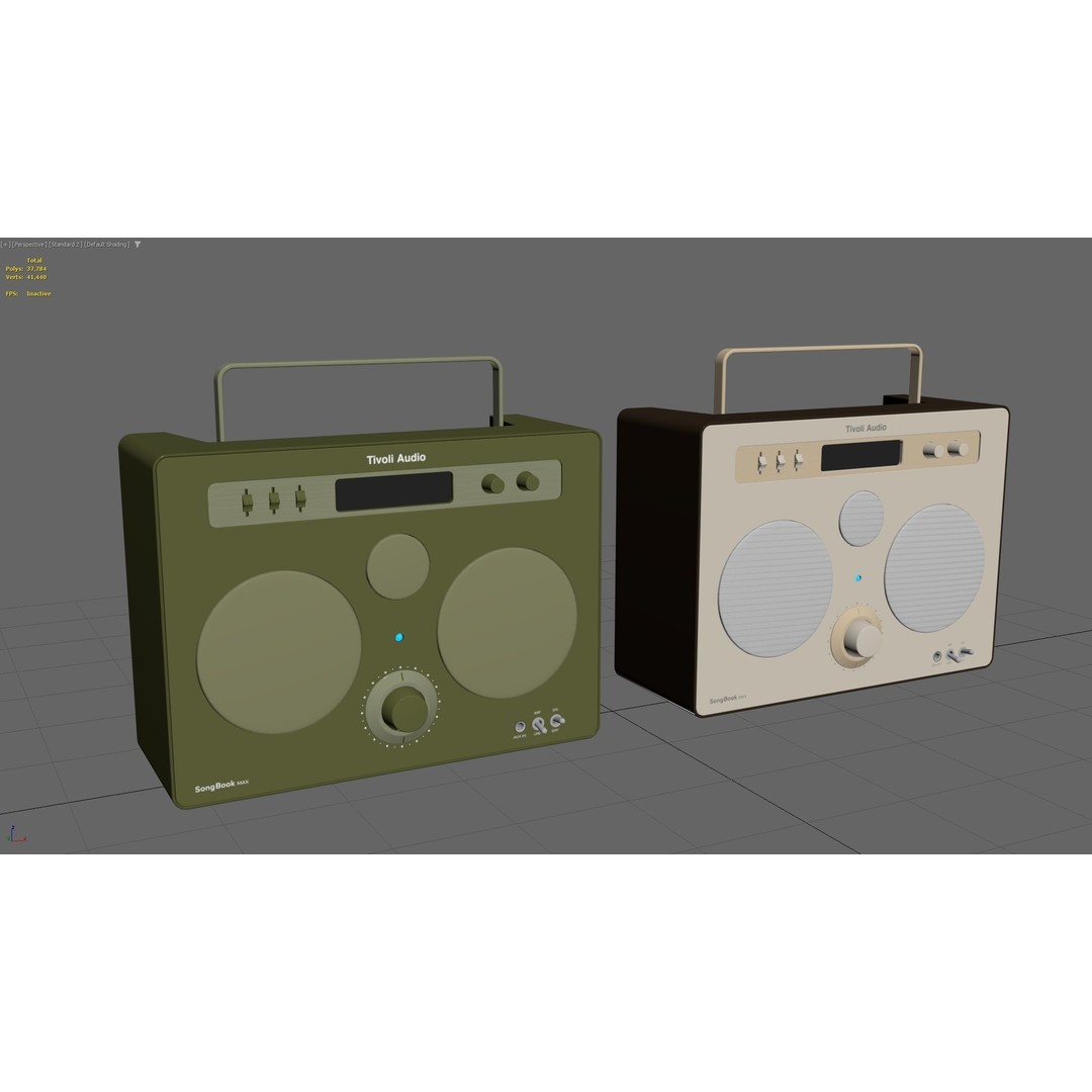 SongBook Max 3D Model – Detailed Vintage Speaker, FBX, Blender, OBJ - View 15