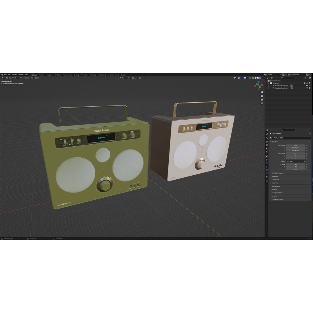 SongBook Max 3D Model – Detailed Vintage Speaker, FBX, Blender, OBJ - View 16