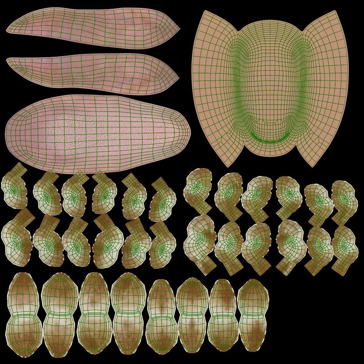 Cattle Cow - Animated Rigged Game-Ready 3D Model - View 33