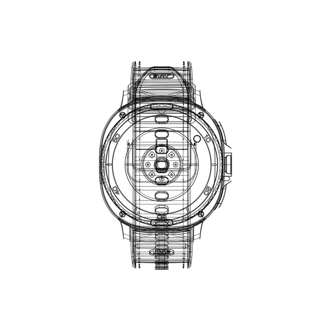 SAMSUNG Galaxy Watch8 Classic 3D Model – PBR Game-Ready Asset, FBX, OBJ