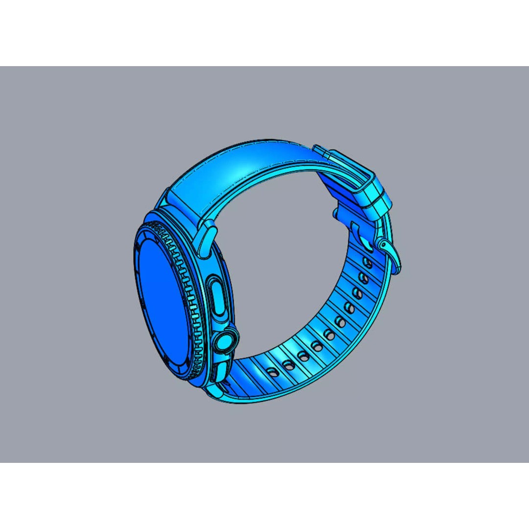 SAMSUNG Galaxy Watch8 Classic 3D Model – PBR Game-Ready Asset, FBX, OBJ - View 17