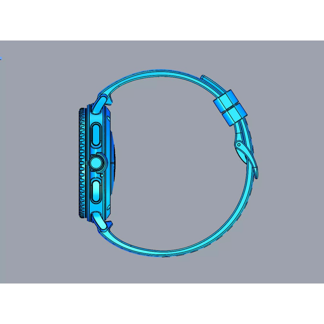 SAMSUNG Galaxy Watch8 Classic 3D Model – PBR Game-Ready Asset, FBX, OBJ - View 22